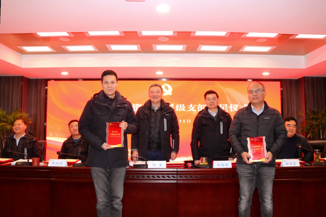 评星授牌树标兵 党建引领强组织