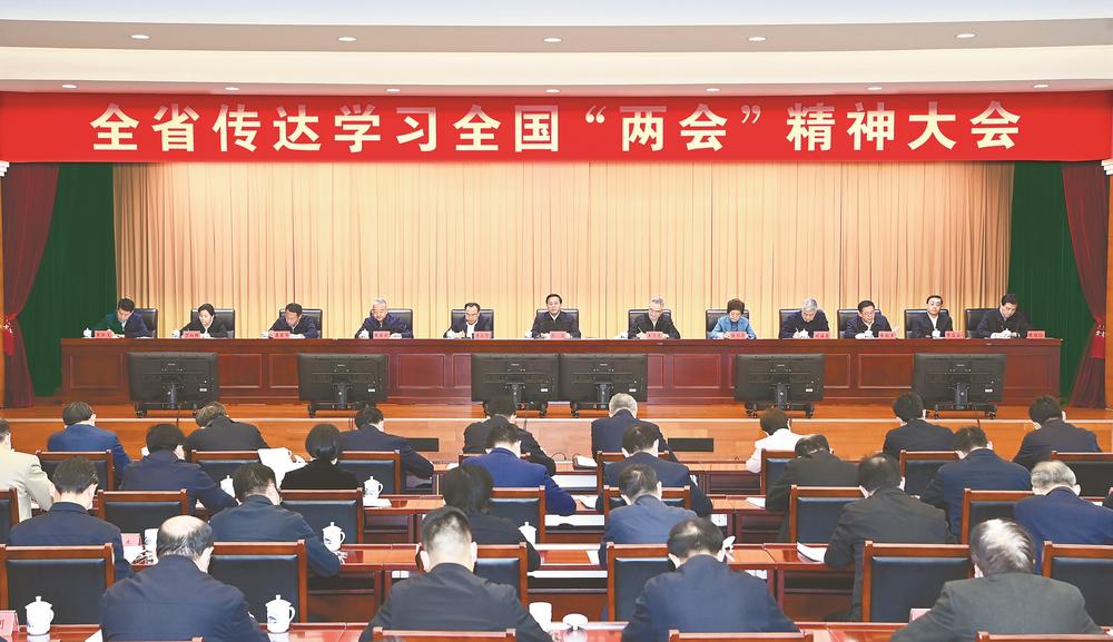 韩俊强调：深入学习贯彻习近平总书记重要讲话和全国两会精神